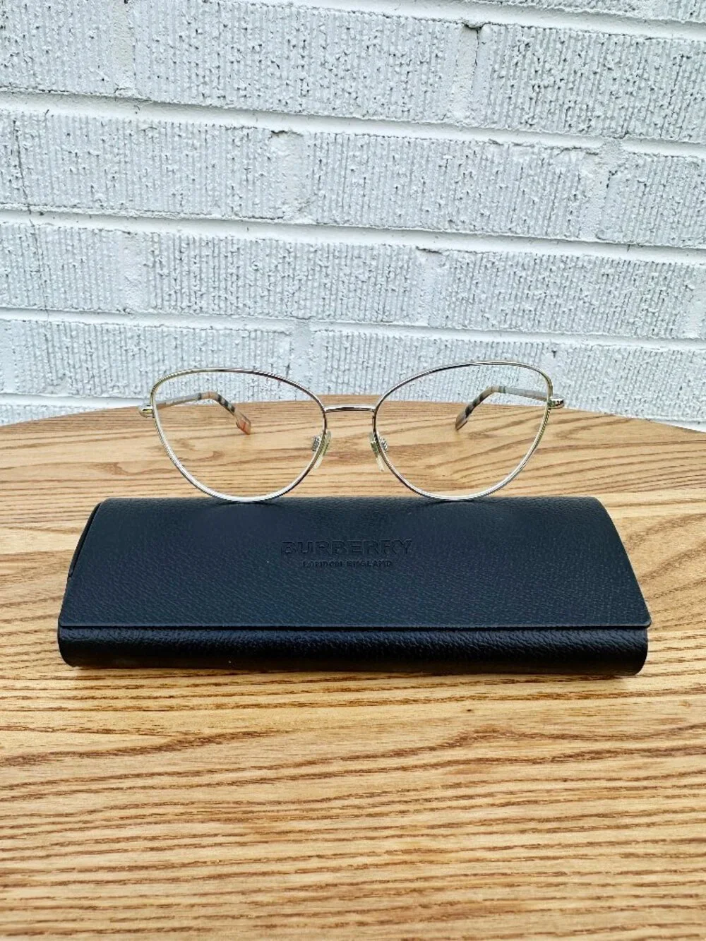 Burberry Calcot BE1341 Eyeglasses Frame and Case GOOD